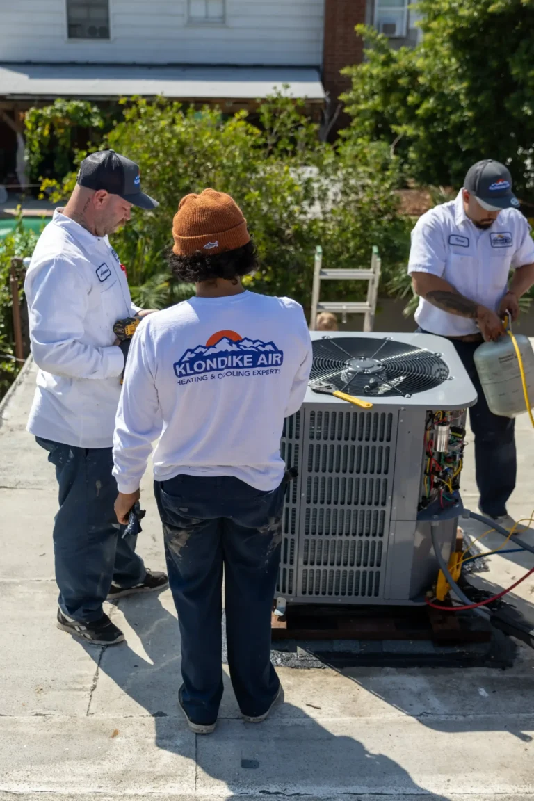 HVAC Technicians Performing Heating Tune-Up