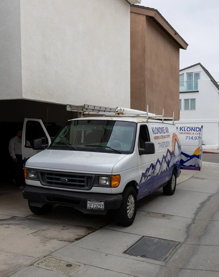 Klondike Air Van Ready for Emergency AC Repair Service