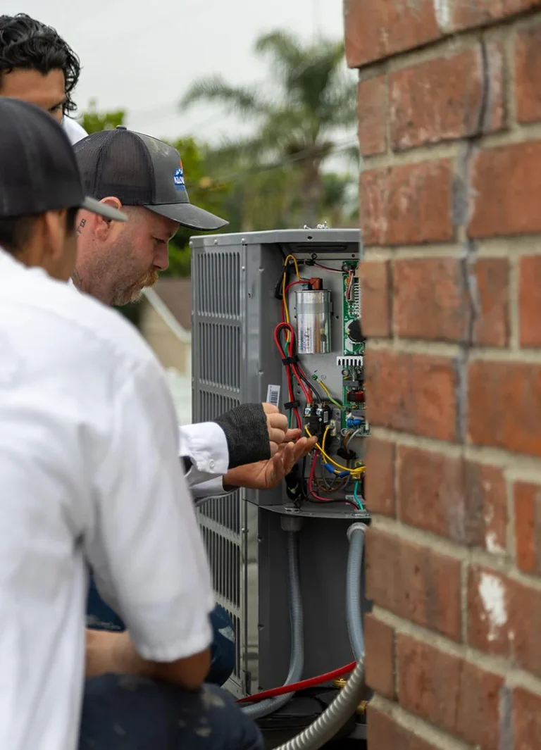 Technician Conducting HVAC repair